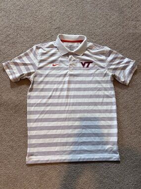 Nike Virginia Tech VT Dri-Fit Polo Men’s Medium